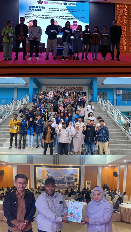 MAHASISWA ILMU PEMERINTAHAN MENGELAR KEGIATAN DISKUSI PANEL VOL. 3 DALAM RANGKA MEMPERINGATI HARI LAHIR PANCASILA